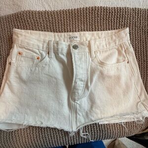 Parke white Denim Skirt
